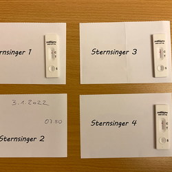 Sternsinger/innen Corona-Tests der Pfarre Grünbach