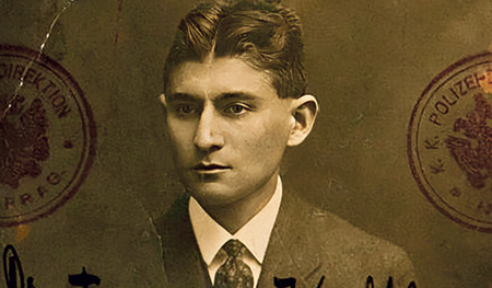 Franz Kafka im Jahr 1916