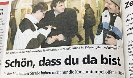 Mai 2003: Bericht über die „Stadtmission“   