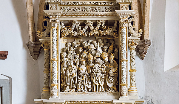 Der Allerheiligenaltar in Altmünster aus dem Jahr 1518.    