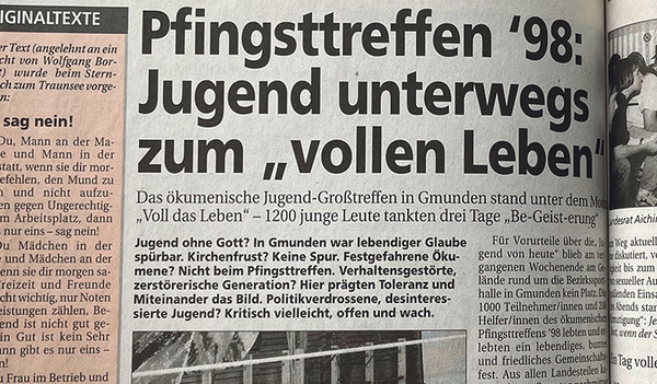 Vor 25 Jahren fand das Pfingsttreffen in Gmunden statt.