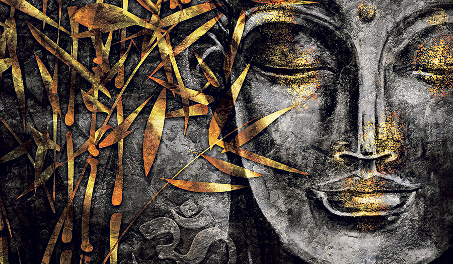 Das Bild zeigt den Bodhisattva Buddha in spiritueller Versenkung. Prof. Martin Rötting praktiziert persönlich ein Herzensgebet, das sehr viel vom Zen-Buddhismus gelernt hat.   