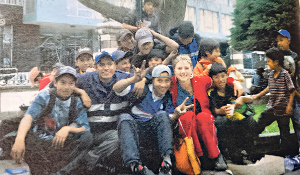 Johanna Neuhauser betreute Straßenkinder  in Ecuador. 