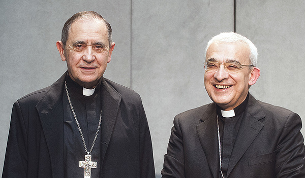 Das neu reformierte Strafrecht präsentierten Kurienbischof Juan Arrieta und Erzbischof Filippo Iannone, Sekretär und Leiter des Päpstlichen Rates für Gesetzestexte, am 1. Juni im Vatikan.   