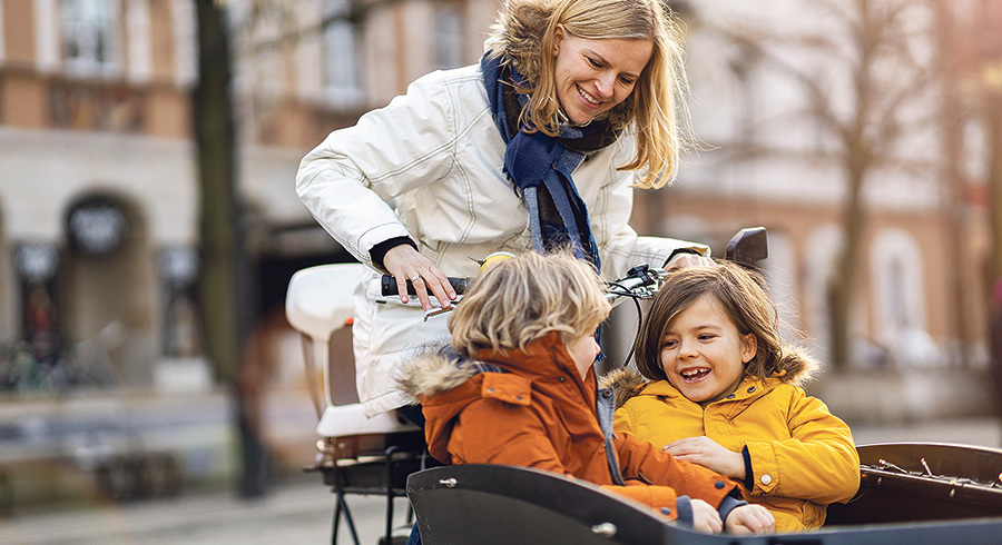 Einige Familien in Österreich bestreiten ihren Alltag ohne Auto, meist aus ökologischen und Kostengründen.   