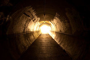 light at the end of the tunnel