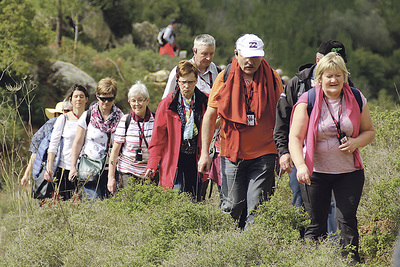 Die Pilger aus Oberösterreich konnten sich das Heilige Land zum Teil erwandern.   