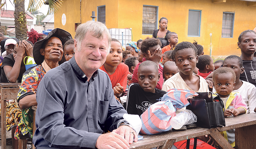 Auf Besuch bei Hilfsprojekten der Caritas in der DR Kongo.