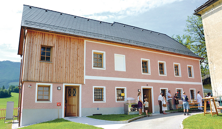 Das frisch renovierte Pfarrgemeindezentrum in Frauenstein.    