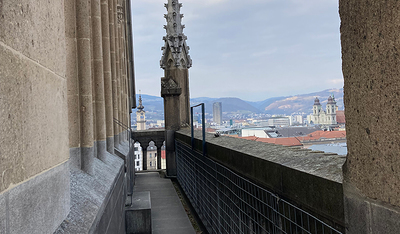 Außengalerie Mariendom Linz