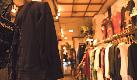 Pop-up-Store für Secondhandkleidung  