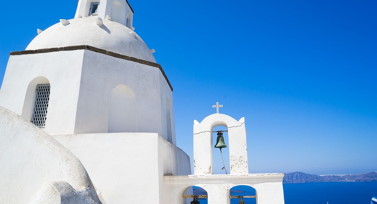 Eine griechisch-orthodoxe Kirche