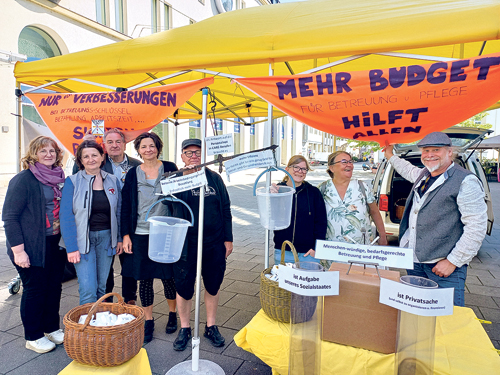 Das Netzwerk „FAIRsorgen – mehr für CARE-Arbeit“, dem die Betriebsseelsorge angehört, organisierte am „Tag der Pflege“ eine Aktion für politische Verbesserungen. Im Budget 2025/2026 wird das nicht der Fall sein. 