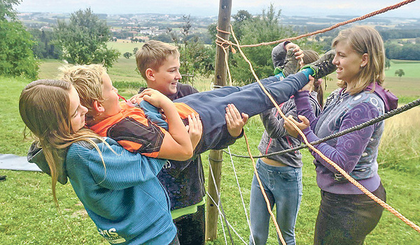Mit viel Begeisterung nahmen die Kinder am Lagerprogramm statt. 