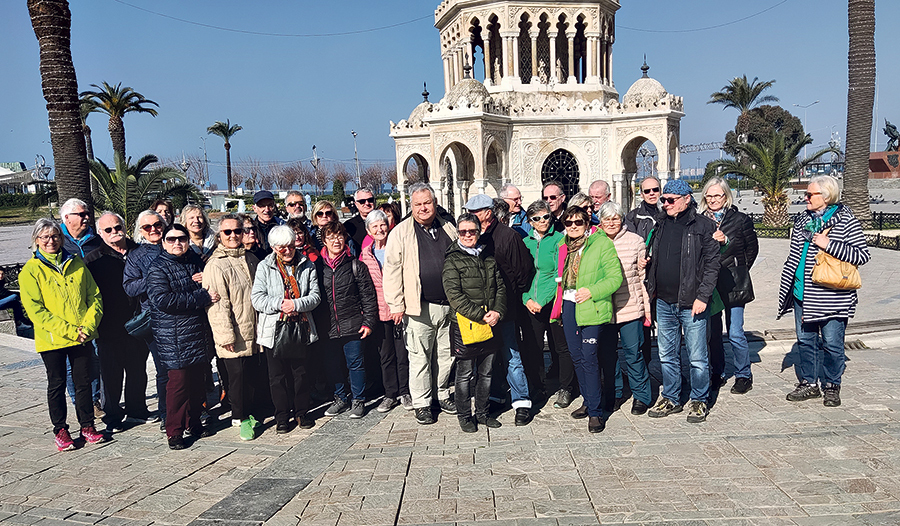 Die Trauner ökumenische Reisegruppe in der Türkei.   