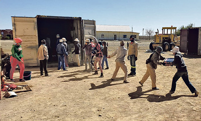 Für die Osthilfe Eberstalzell wie immer eine Freude: zu wissen, dass die Hilfe in Namibia angekommen ist.    