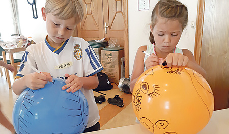 Das Pfarrheim Frankenburg hatte Ende August für die Kinder des Orts mit einem abwechslungsreichen Programm geöffnet.  