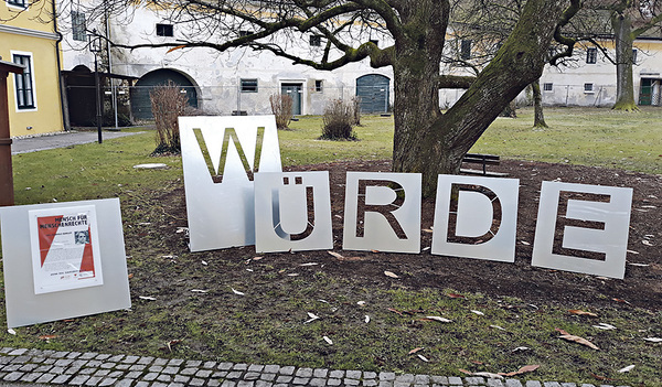 Mobiles Denkmal, entworfen von Marlies Horner   