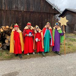 Sternsinger/innen der Pfarre Aspach