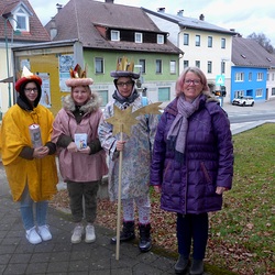 Sternsinger/innen der Pfarre Frankenmarkt