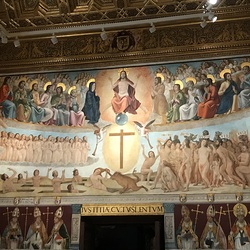 26. Oktober: Kathedrale von Toledo, alte Sakristei, das Jüngste Gericht 