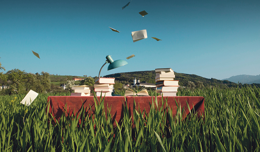 Ein Dorf wird zum Hotspot der Literatur. 