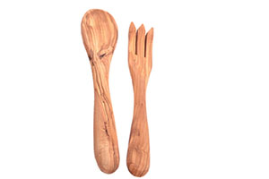 Salatbesteck Olivenholz / HCO