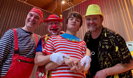 Clown Willi-Konzert mit Wiff, Clown Willi, Max und Jacky