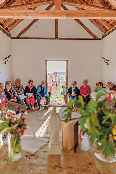 Maiandacht in der Taufkapelle Eberschwang.