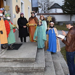 Sternsinger/innen der Pfarre Grünbach