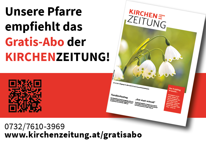 Die Pfarre empfiehlt die Kirchenzeitung