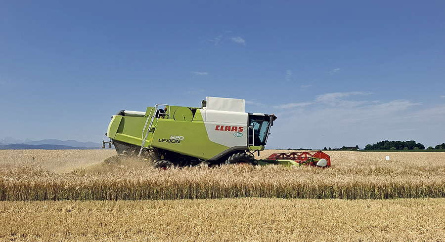 Die Getreideernte in OÖ läuft, etwa 25 Prozent stehen noch auf dem Feld.  