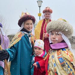 Sternsinger/innen der Pfarre Linz St. Magdalena