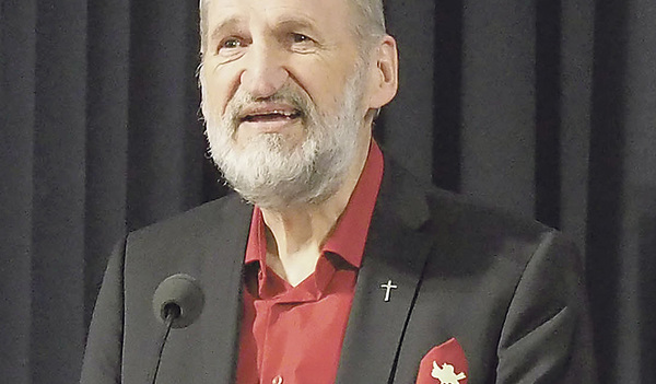 Wilhelm Vieböck bei der Solidaritätspreis-Verleihung am 14. Mai  