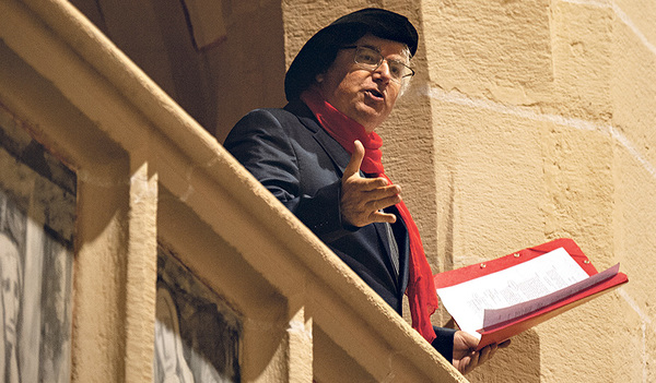 Szenen aus der Lesung in Ottensheim. 