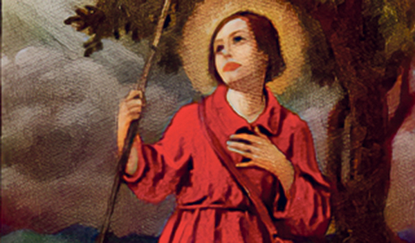 Hl. Wendelin,  Andachtsbild, um 1930  