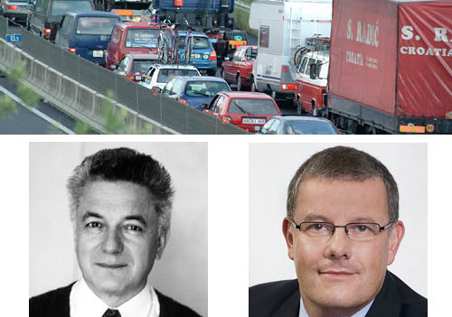 Stau auf einer Autobahn
 Autos, Automobils, Autofahrender, Autofahrerin, Auto fahren, Personenkraftwagens, Kfz, PKW, Kraftfahrzeuges, Strassenverkehr, Stra?enverkehr,   Autobahnen, Verkehrswege, mehrspuriges, Fahrspuren, Fahrrinnen, Fahrbahnen,     