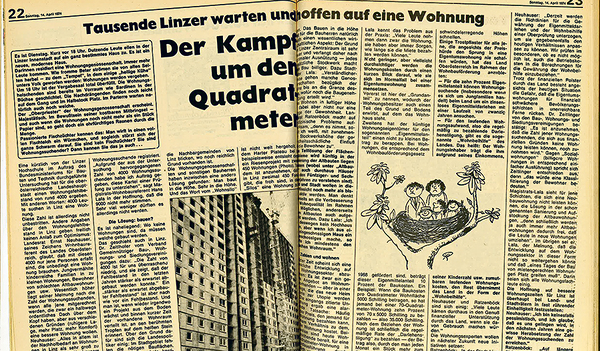 „Der Kampf um den Quadratmeter“ titelte die Kirchenzeitung vor 50 Jahren.   