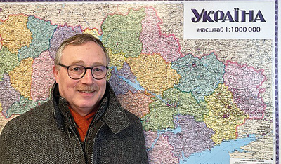 Der Provinzial der zentraleuropäischen Jesuitenprovinz besuchte die Ukraine.
