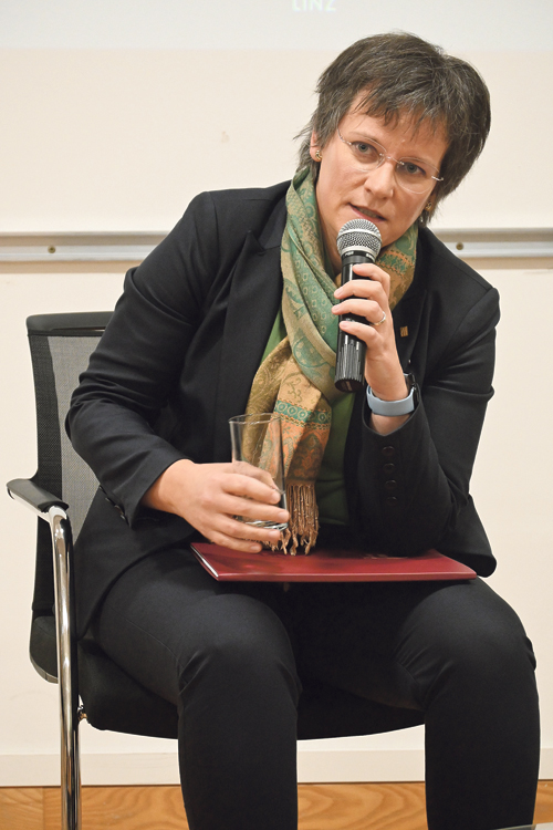 Univ-Prof. Klara Csiszar, Vizerektorin der KU Linz 