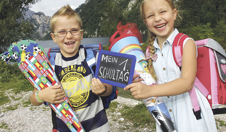 Bald gehts los! Am ersten Schultag gibt es für die meisten Schulanfänger/innen auch eine Schultüte.   