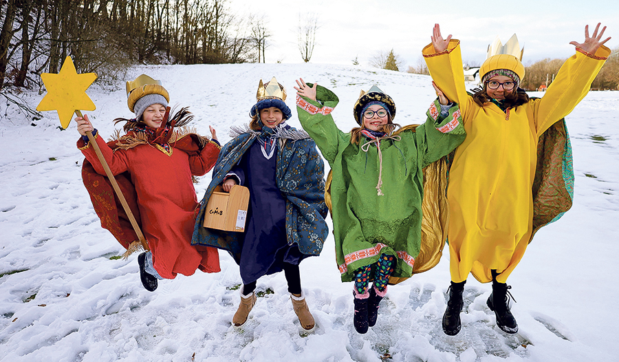 Sternsinger:innen aus Stadl Paura
