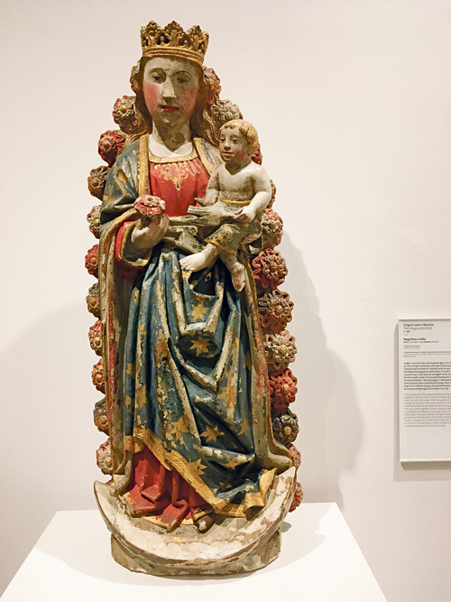 Maria mit Kind, im Nationalmuseum für alte Kunst in Lissabon   