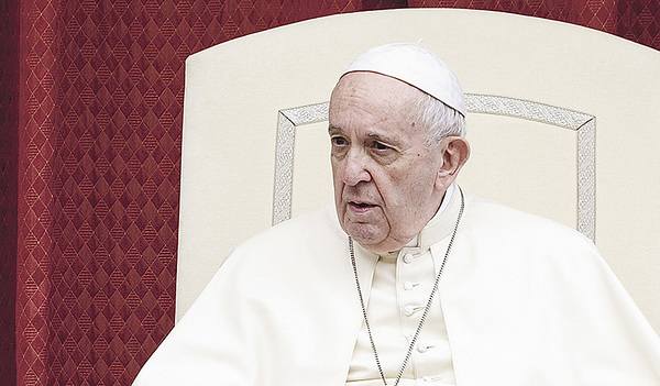 Der Papst befürwortet eingetragene, zivile Partnerschaften für Homosexuelle, aber keine Ehe.