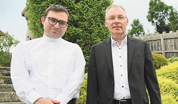 H. Maximilian Pühringer OPraem und H. Florian Sonnleitner OPraem