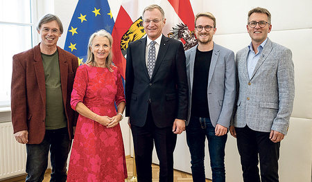Besuch im Landhaus 