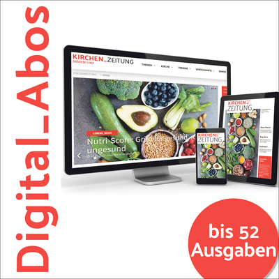 bis 52 Ausgaben der Kirchenzeitung als Digital Abo bestellen.