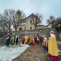 Sternsinger/innen der Pfarre Linz St. Magdalena