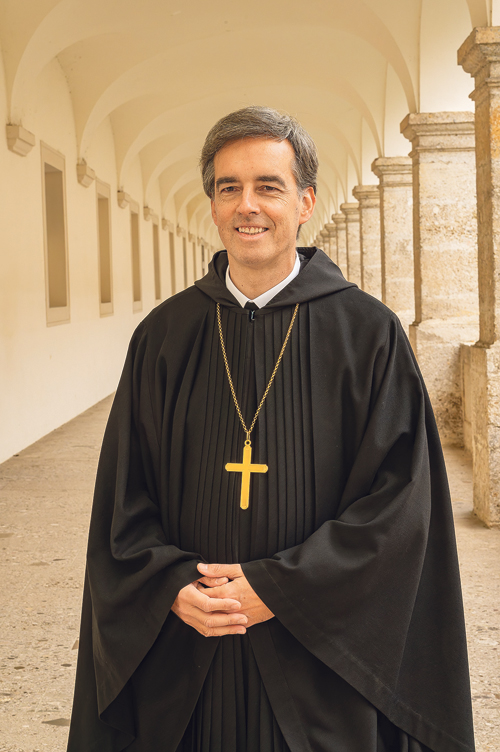 Abt Bernhard  Eckerstorfer, Kremsmünster.    