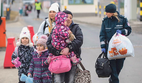 Rund 1,7 Millionen Menschen aus der Ukraine waren zu Wochenbeginn auf der Flucht. Ein Teil von ihnen wird auch in Oberösterreichs Pfarren Aufnahme finden.